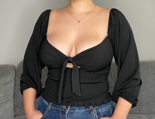 Leticia Off The Shoulder Top (BLACK)